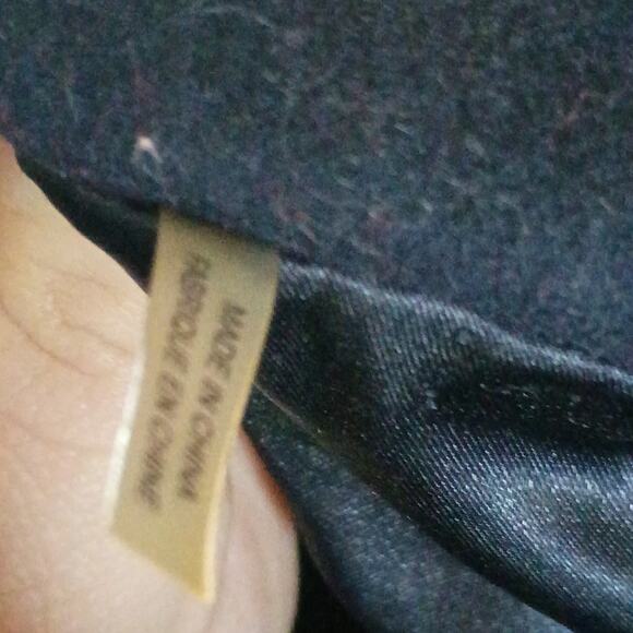 Forecaster of Boston Woman 18W Navy Blue Wool Blend Button Front Lined Peacoat - Picture 5 of 7